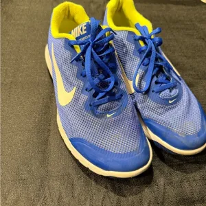 Nike Flex Experience Blue Running Sneaker Shoes Men's 8 preowned