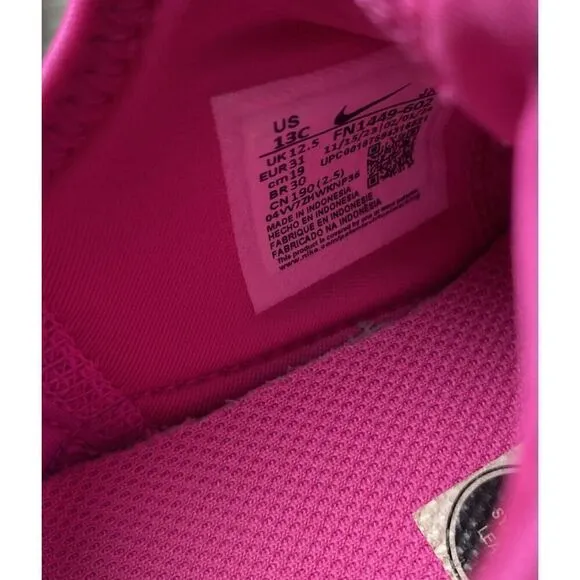 Nike Flex Runner 3 PS Glacier Blue Hyper Pink Kid Preschool Running FN1449 13C