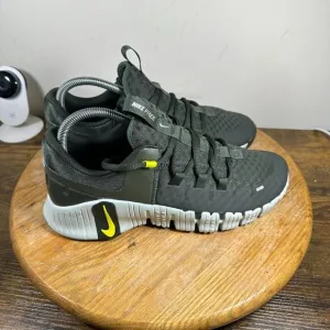 Nike‎ Free Metcon 5 Green Yellow Men's Size 7.5 Shoes Sneakers DV3949-300