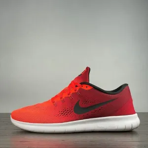Nike FREE RN Mens 12.5 University Red Running Shoes Gym Casual Walk Comfort