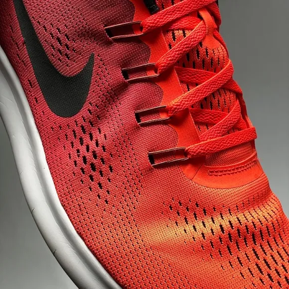 Nike FREE RN Mens 12.5 University Red Running Shoes Gym Casual Walk Comfort
