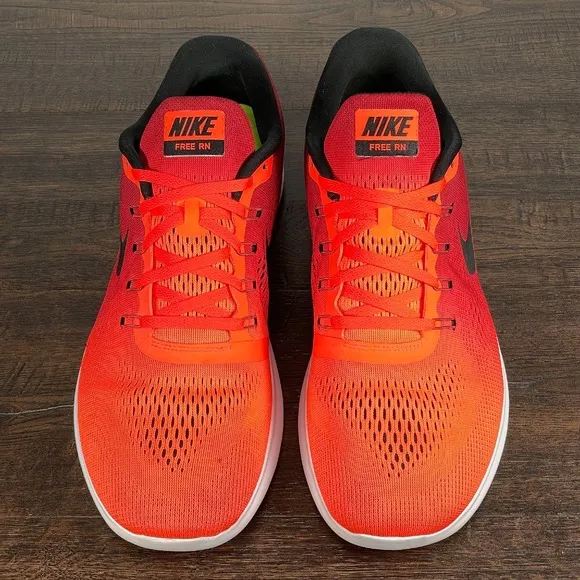 Nike FREE RN Mens 12.5 University Red Running Shoes Gym Casual Walk Comfort