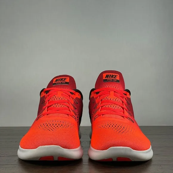 Nike FREE RN Mens 12.5 University Red Running Shoes Gym Casual Walk Comfort