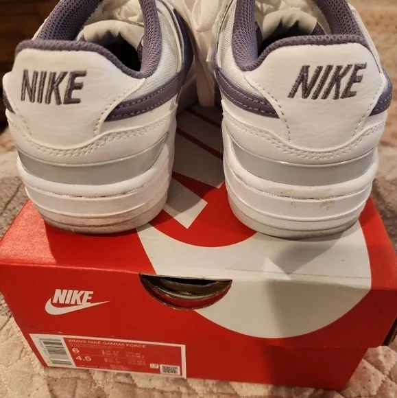 Nike Gamma Force Sneakers Purple and White