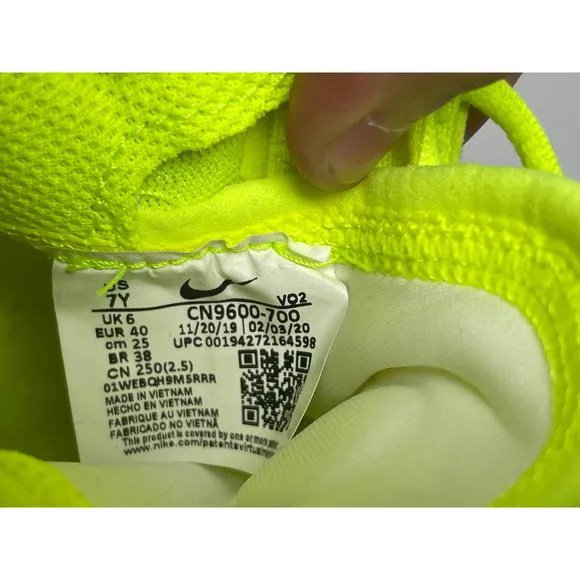 Nike Joyride Dual Run GS Volt Running Shoes Big Boys 7 / Women’s 8.5 CN9600-700
