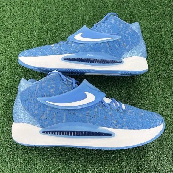 Nike KD 14 Team Shoes DM5040 405 University Blue White Sample Mens Size 16.5