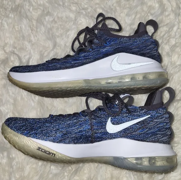 NIKE LEBRON James 15 Low Signal Blue A01755-400 Sneakers Basketball Shoes SZ 8.5