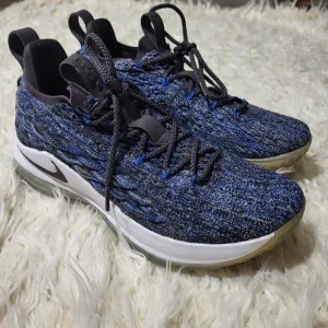 NIKE LEBRON James 15 Low Signal Blue A01755-400 Sneakers Basketball Shoes SZ 8.5
