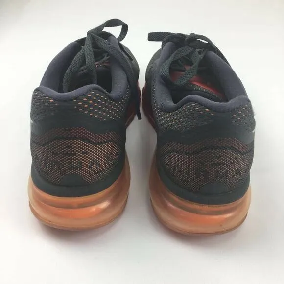 Nike Mens Air Max Running Shoes Gray Orange 621077-006 2013 Mesh Low Top 10M