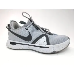 Nike Mens PG 4 CK5828-001 Gray Basketball Shoes Sneakers Size 8