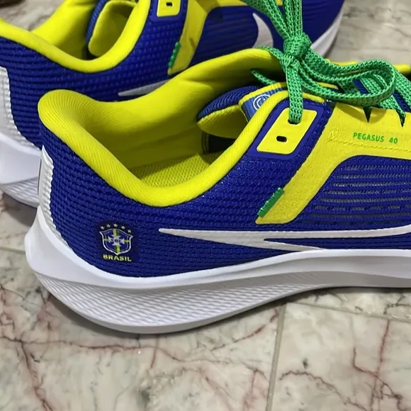 Nike Pegasus 40 Brazil CBF blue yellow fn0020-401