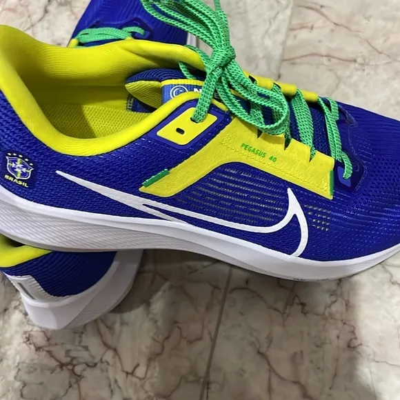 Nike Pegasus 40 Brazil CBF blue yellow fn0020-401