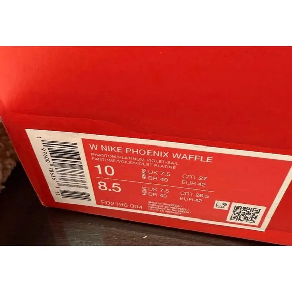 Nike Phoenix Waffle Wmns Shoes Sz 10 Platinum Tint Pale Ivory Casual FD2196-004