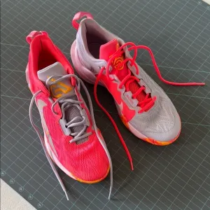 Nike Pink and Gray Athletic Shoes