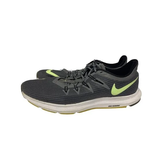 Nike Quest Marathon Men's Running Shoes Sneakers Grey Size 10 Jogging Walking