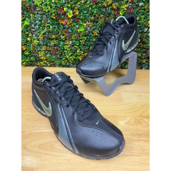 Nike Reax Trainer 3 SL Trainer Shoes Sneakers 333765-001 Black Gray Mens‎ 14 EUC