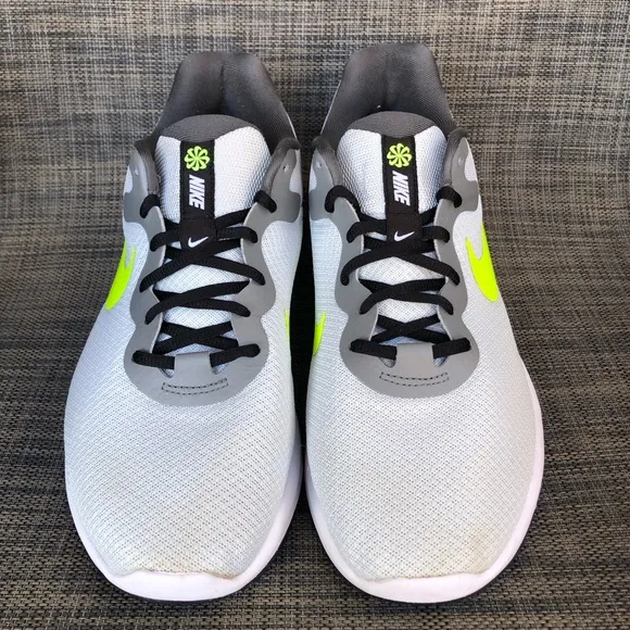 Nike Revolution 6 Next Nature Pure Platinum/Volt/Black Running Shoes Men’s 10.5