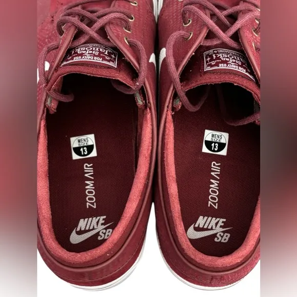 Nike SB Zoom Stefan Janoski Men's Sneakers Shoes Size 13 Premium Red 631298-611