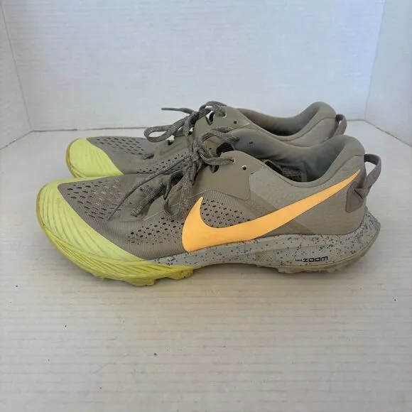 NIKE Shoes Womens 9.5 Stone Enigma Lime Air Zoom Terra Kiger 6 Running Sneakers