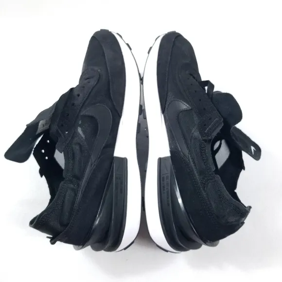 Nike Waffle One Sneakers Black White DA7995 001 Men's shoes size 12