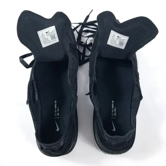 Nike Waffle One Sneakers Black White DA7995 001 Men's shoes size 12