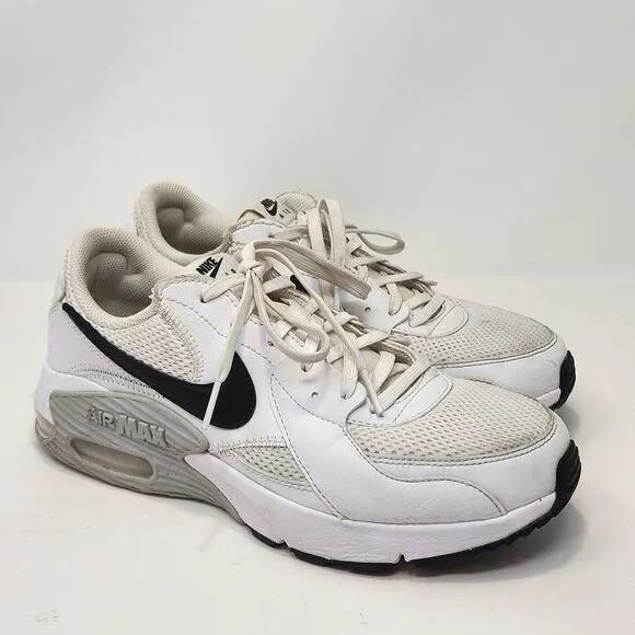 Nike Womens Air Max Excee White Black Athletic Shoes Sneakers Size 8.5 Low Top