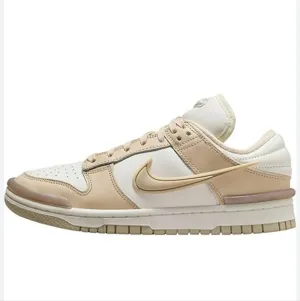 Nike Women's Dunk Low Twist Sanddrift Basketball Shoes Sneakers, Sz 10