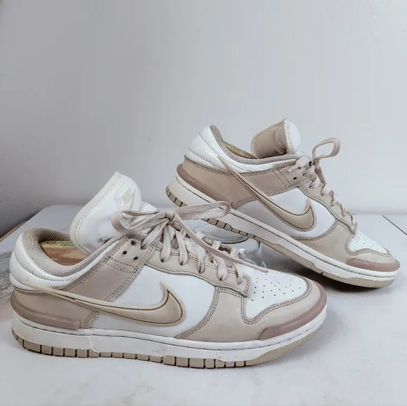 Nike Women's Dunk Low Twist Sanddrift Basketball Shoes Sneakers, Sz 10