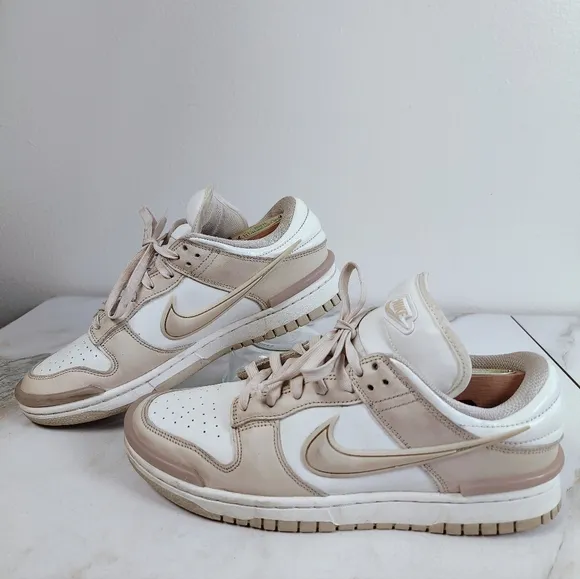 Nike Women's Dunk Low Twist Sanddrift Basketball Shoes Sneakers, Sz 10