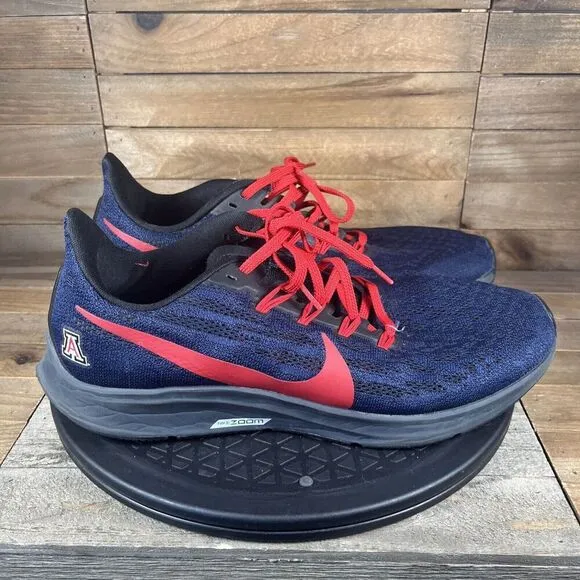 Nike Air Zoom Pegasus 36 Arizona U of A Wildcats Mens Size 9.5 Running Shoes