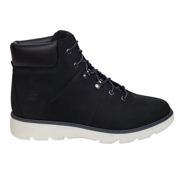 NWB Timberland Keeley field nubuck lace mid hiking boots black classic outdoor