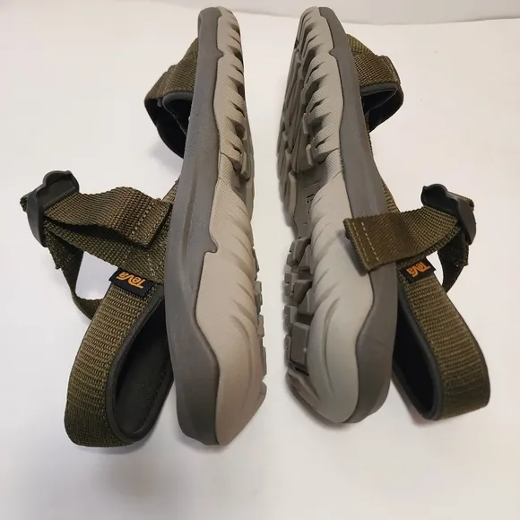 NWOB TEVA HURRICANE SIZE 13 S/N 1091588 OLIVE HUNTER GREEN MEN'S SANDALS SHOE