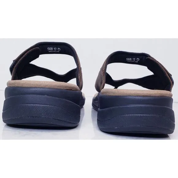 NWOT ORTHOFEET Eldorado Men's Size 12D Thong/Toe Post Sandals in Brown