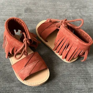 NWOT ZARA Fringe Sandals