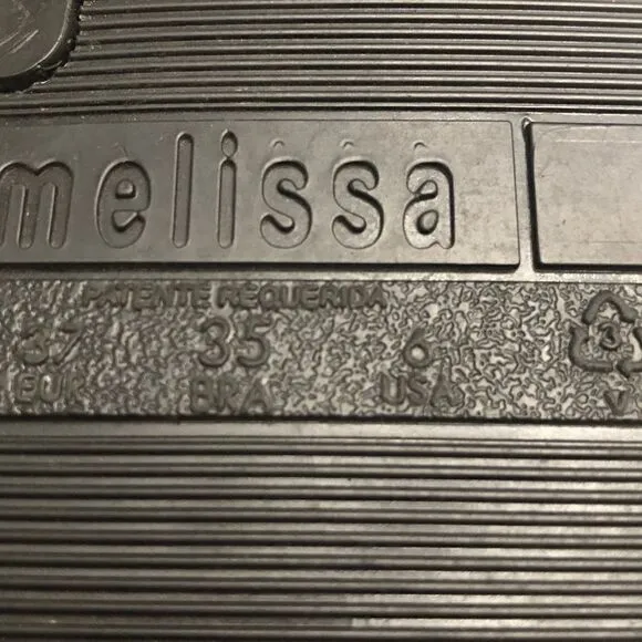 NWOT Melissa Black Jelly Sandals