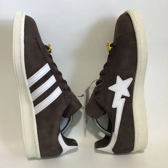 NWT Adidas Originals Campus 80s Bape Collaboration Shoes 30th Anniversary Size 9