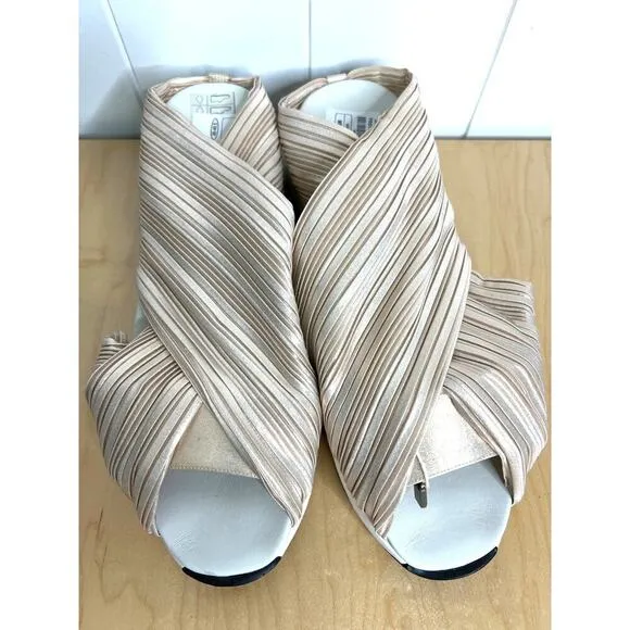 NWT Casadei Pleated Accents Sneakers in Blush Size EU 40/US 10