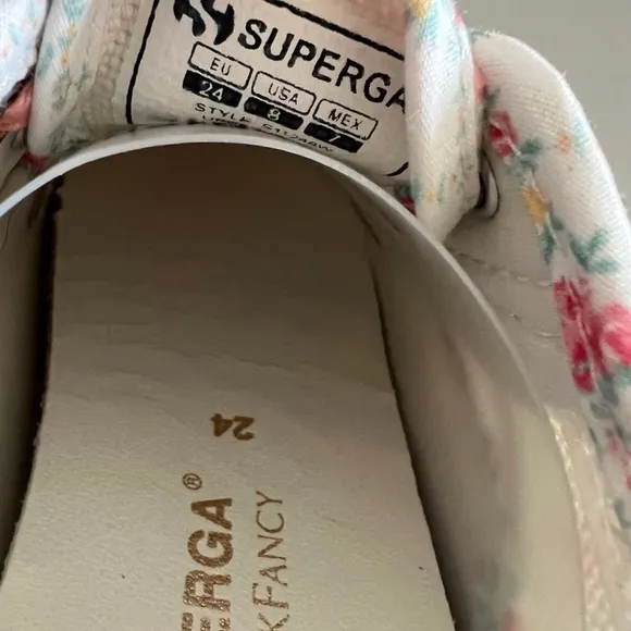 NWT Superga x Loveshackfancy kids sneakers