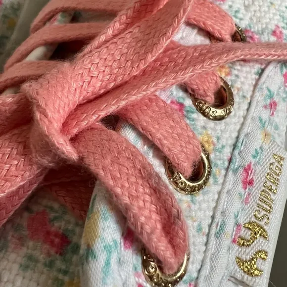 NWT Superga x Loveshackfancy kids sneakers