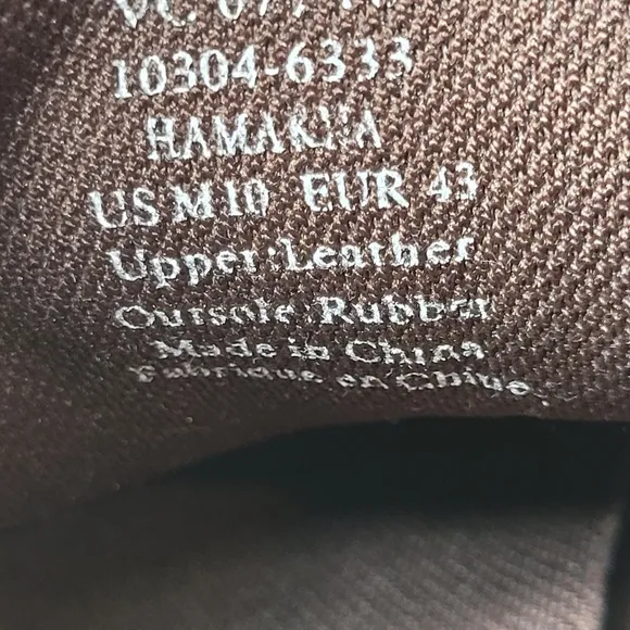 Olukai Hamakua Men's Boots Size 10 M Brown Leather Chukka Ankle Hiking Boots
