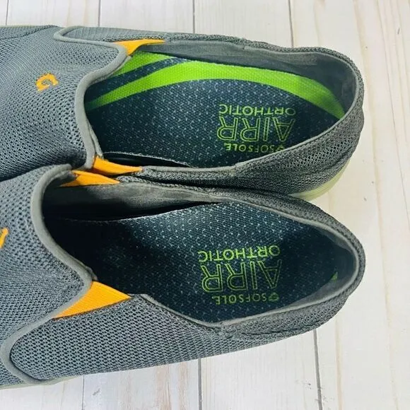 Olukai Nohea Mesh Blue Gray Comfort Shoes