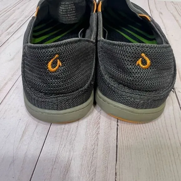 Olukai Nohea Mesh Blue Gray Comfort Shoes