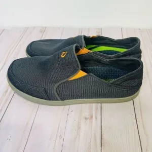 Olukai Nohea Mesh Blue Gray Comfort Shoes