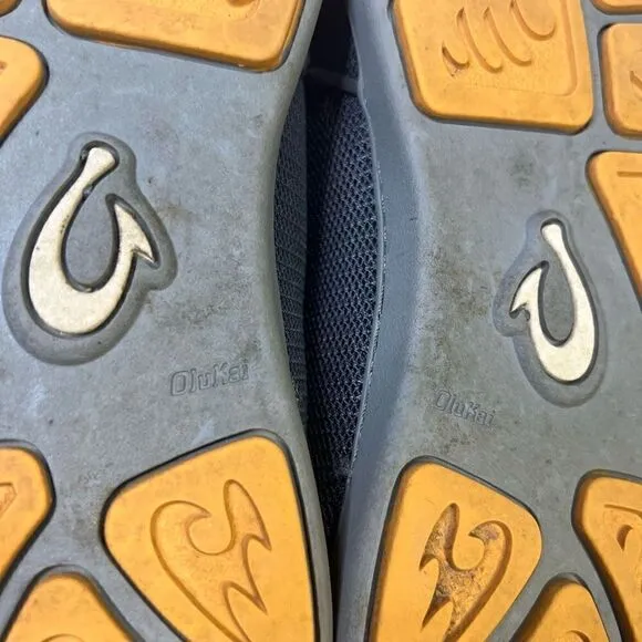Olukai Nohea Mesh Blue Gray Comfort Shoes