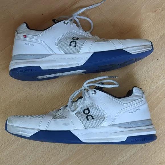 On Cloud Clubhouse Pro The Roger Size 13 White Blue Men's