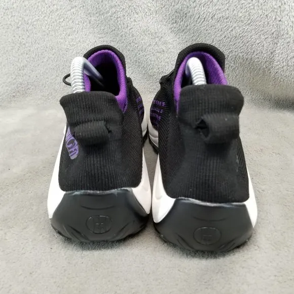 OrthoFit Shoes Womens Size 9 Black Purple Stretch Casual Sneakers