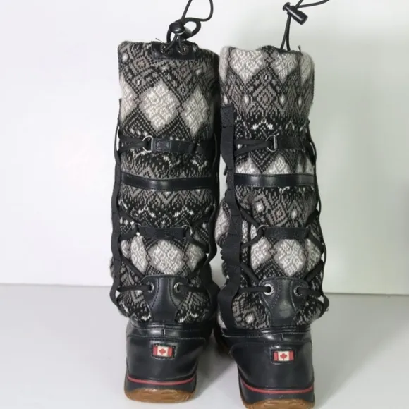 Pajar Crosby Sweater Knit Winter Snow Boots