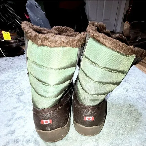 Pajar Canada | Green &amp; Brown Snow Waterproof Boots