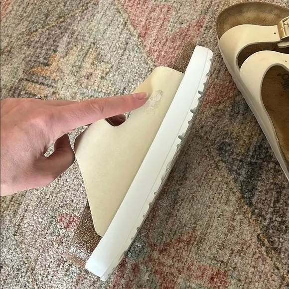 Papillio Women's Cream Sandals Size 36 5-5.5
