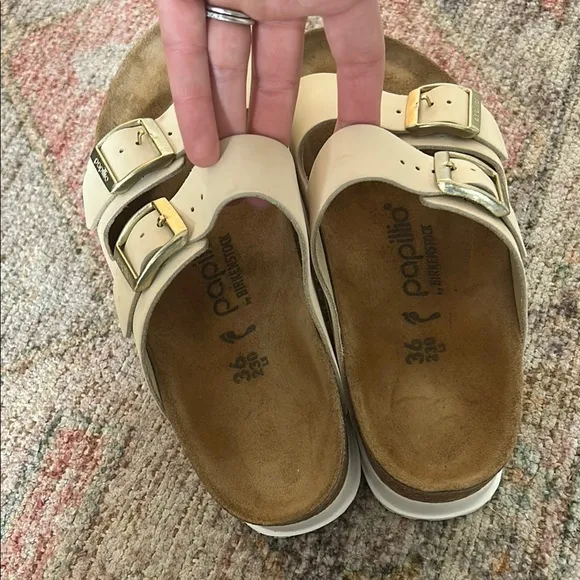 Papillio Women's Cream Sandals Size 36 5-5.5